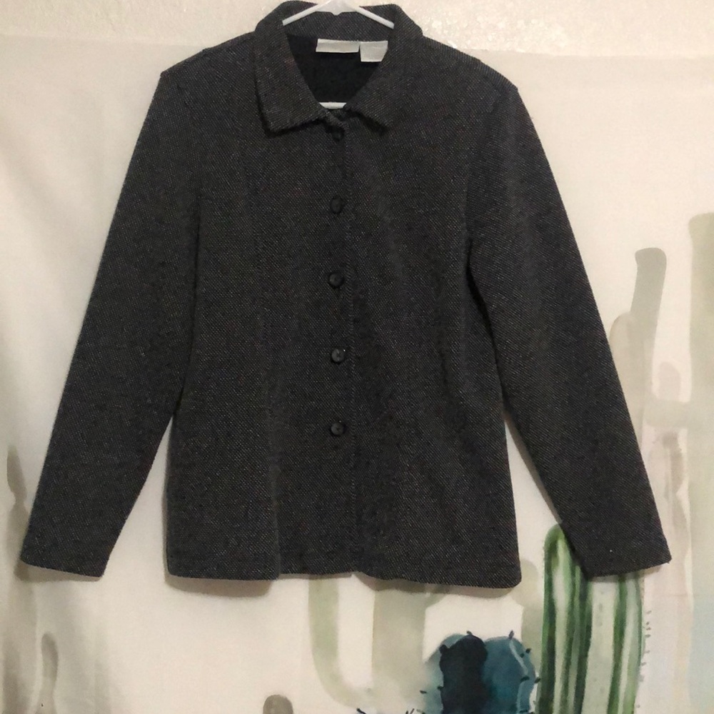 Worthington Knits Button Up Coat